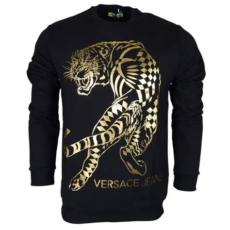 versace jeans couture tiger stripe sweatshirt|Versace Jeans Couture sweatshirts for Men .